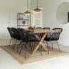 Armchairs - HOUSE NORDIC - TRIESTE - Black Polyrattan - 4 People - Outdoor Use