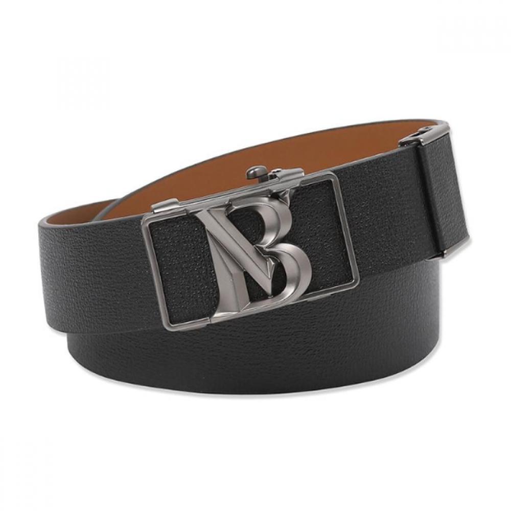 Daks Black Satin Logo Point Automatic Belt Bmg1acb1261k1 Single option