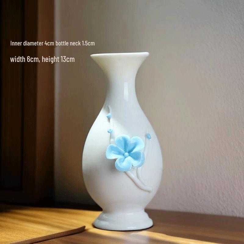 Hand-Pinched Ceramic Vase: Travel Souvenir & Home/Office Decor