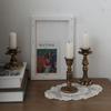 Vintage Retro Metal Taper Candle Holder Candlelight Display Candlestick Stand Candle Pillar