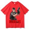 Leon Kennedy Tour 2026 Tshirts Summer Oneck Short Sleeve Female Tshirts Casual Loose Unisex Tees Top Print Pure Cotton Clothes