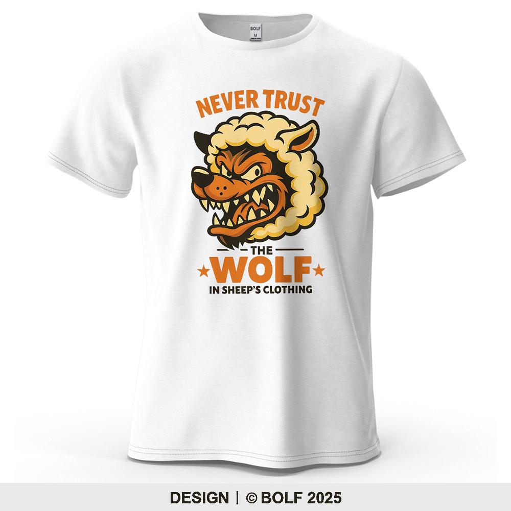 Wolf in Sheep s Clothing Graphic T-shirt XXXL