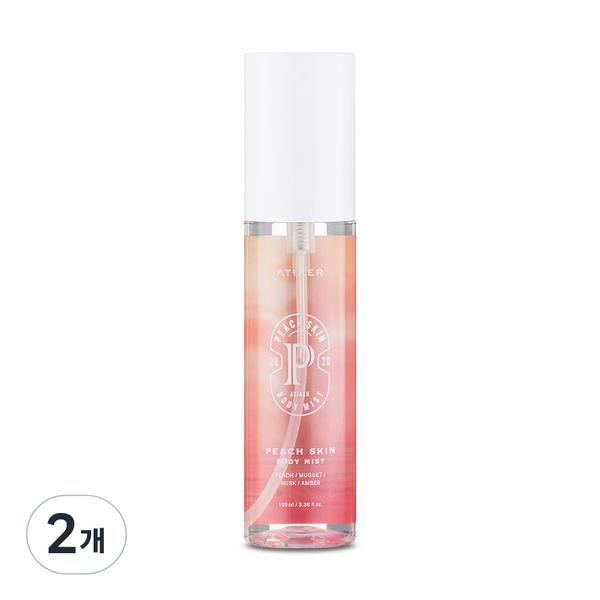 Etiere Brume Corporelle Peau de Pêche Parfum Pêche, 2 unités, 100 ml