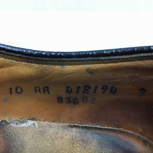 1963 Made? FLORSHEIM Kenmoor Long Wingtip Shoes Black Size 26.027.0 Vintage Imperial Men's