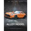 1/24 Benz GTR Alloy Model Car Toy Diecasts Casting Sound and Light Car Toys for Children Vehicle