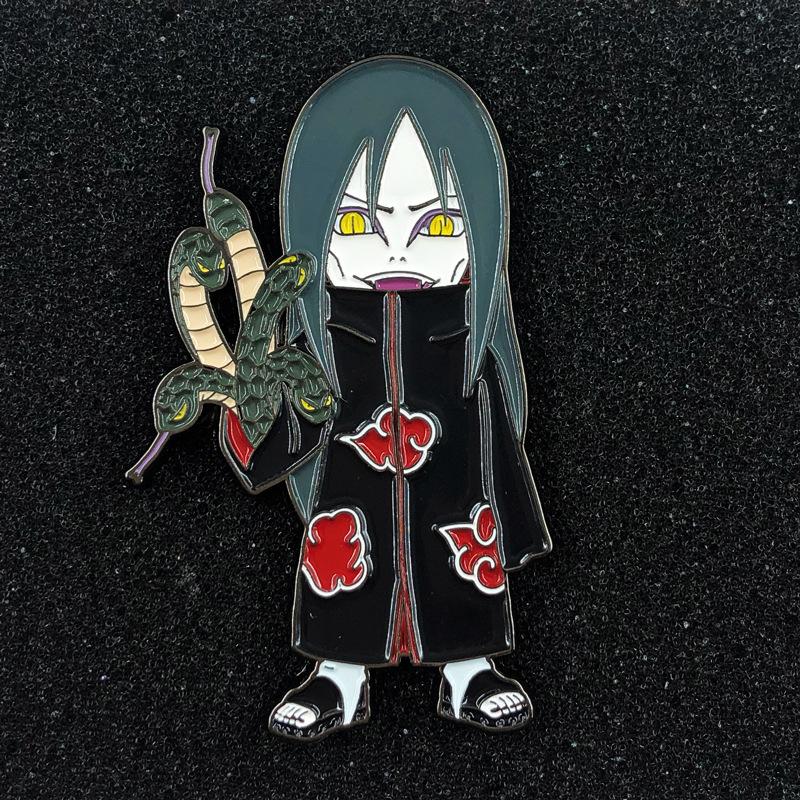 Anime Brosche Naruta Akatsuki Deidara Uchiha Itachi Brosche Cartoon Metall Abzeichen Tasche Dekoration