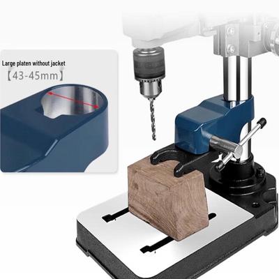 Haushalts-Mini-Bohrständer mit Schnellspannplatte CN-Stecker (Adapter enthalten)