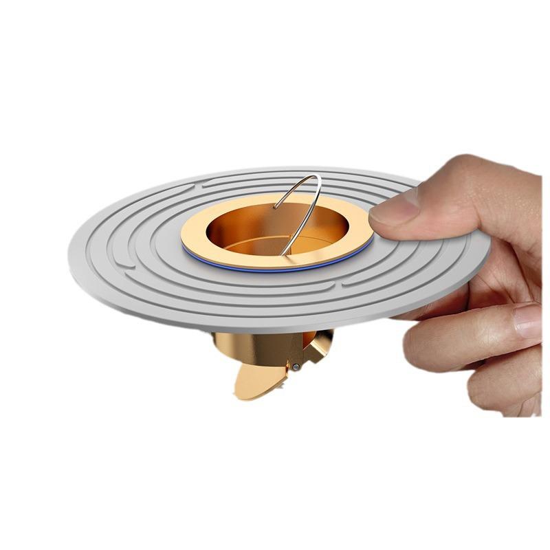 Ultra-Thin Large Caliber Floor Drain Seal: Anti-Odor, Sewer Cover & Deodorizer for Bathroom