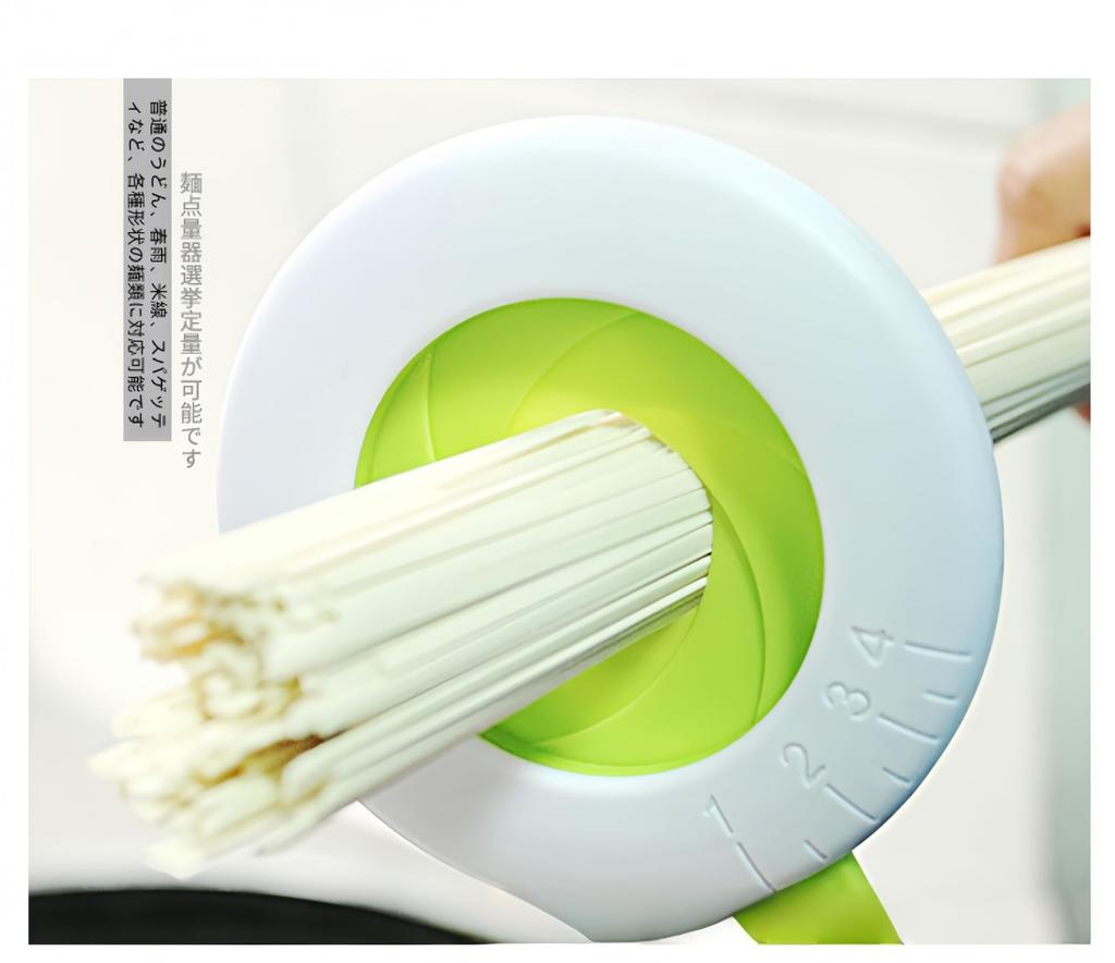 WBLDBB Pasta Measuring Scale - 1, 2, 3, 4 Serving Sizes - Adjustable Rotating Measuring Pad - Easy Measuring Mat - Lightweight - Reusable - Suitable