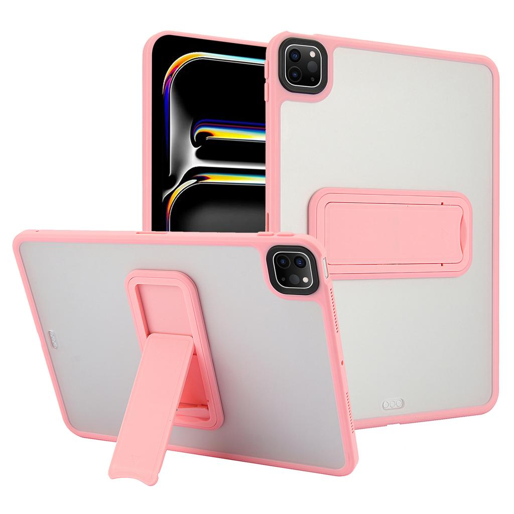 For iPad Pro 12.9 (2022)/(2021)/(2020)/(2018) Case with Kickstand TPU + PC Skin-Touch Tablet Cover