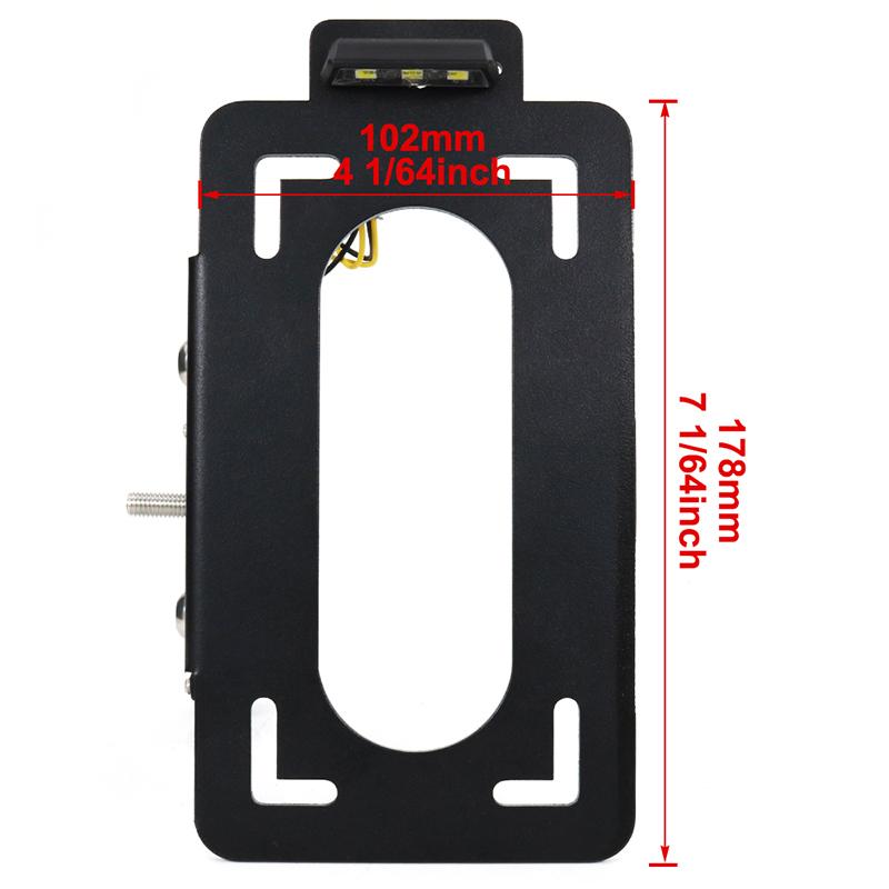 Fit For BMW R Nine T Scrambler 2014- R NineT 100 Year Edition Motorcycle Side License Plate Holder Fender Eliminator Kit
