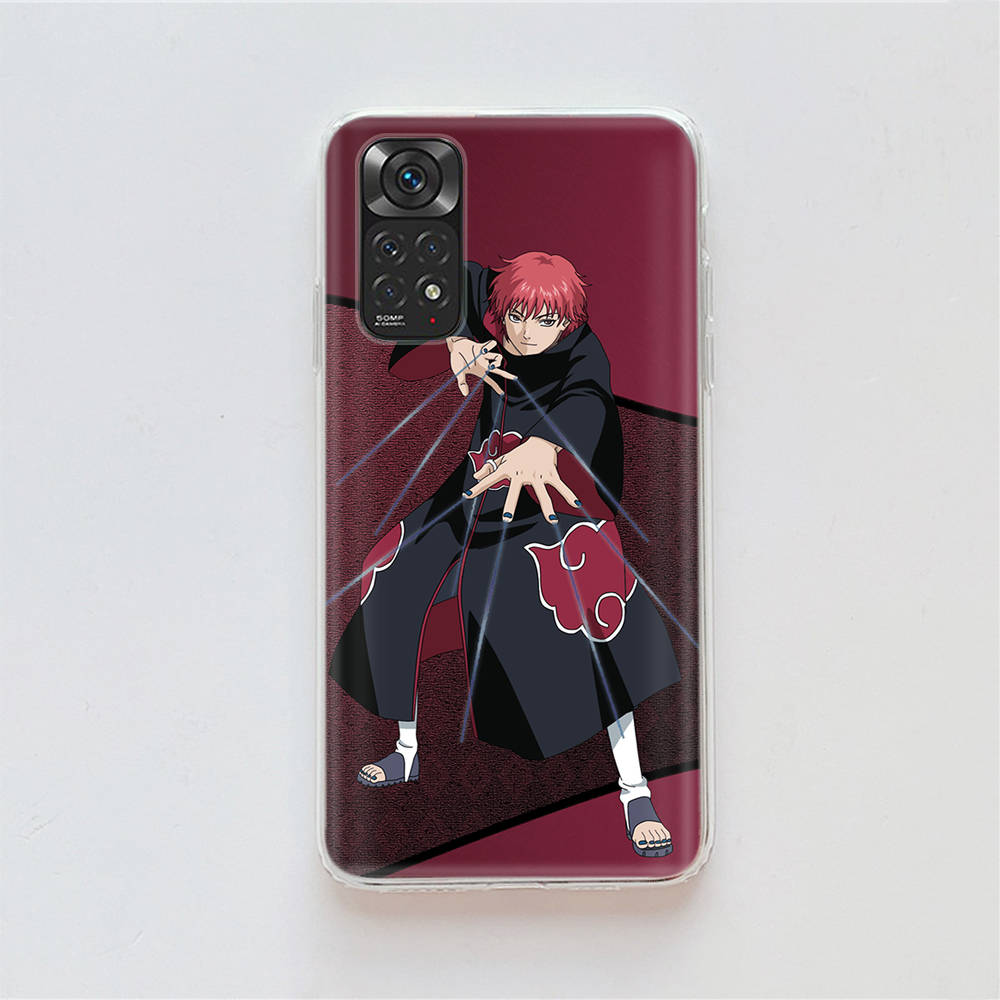 DT30 Akatsuki Naruto Case for Samsung A04 A14 A23 A34 A54 M23 M33 M52 M53 Realme 10 9 C30S C35 C55 VIVO Y02S Y21 Y33S Y51 X80 Pro Clear Cover