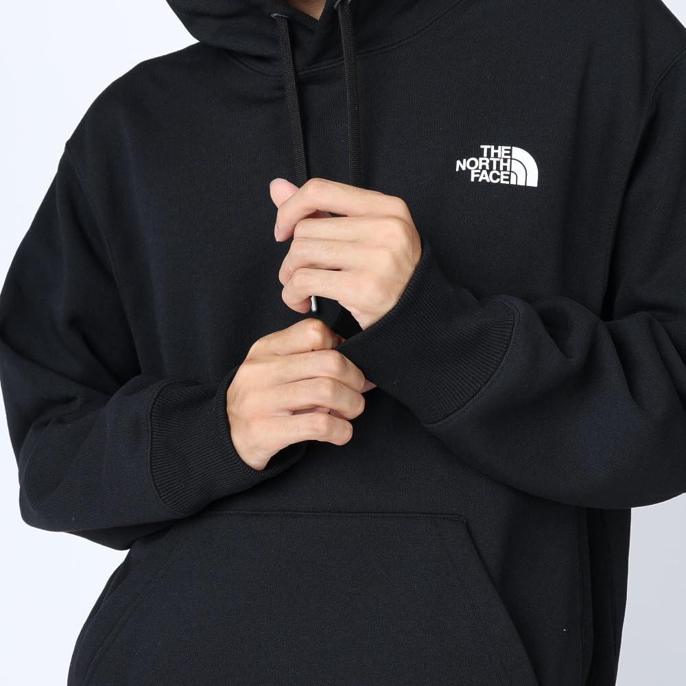The North Face Back Square Logo Size S Hoodie, Unisex, Quick-Drying, Warm, Stretch, [FW23] Black,