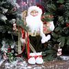 ABXMAS New Year 2024 Christmas Decorations For Home 45cm Santa Claus Doll Children Gifts Christmas Xmas Tree  Ornaments Navidad
