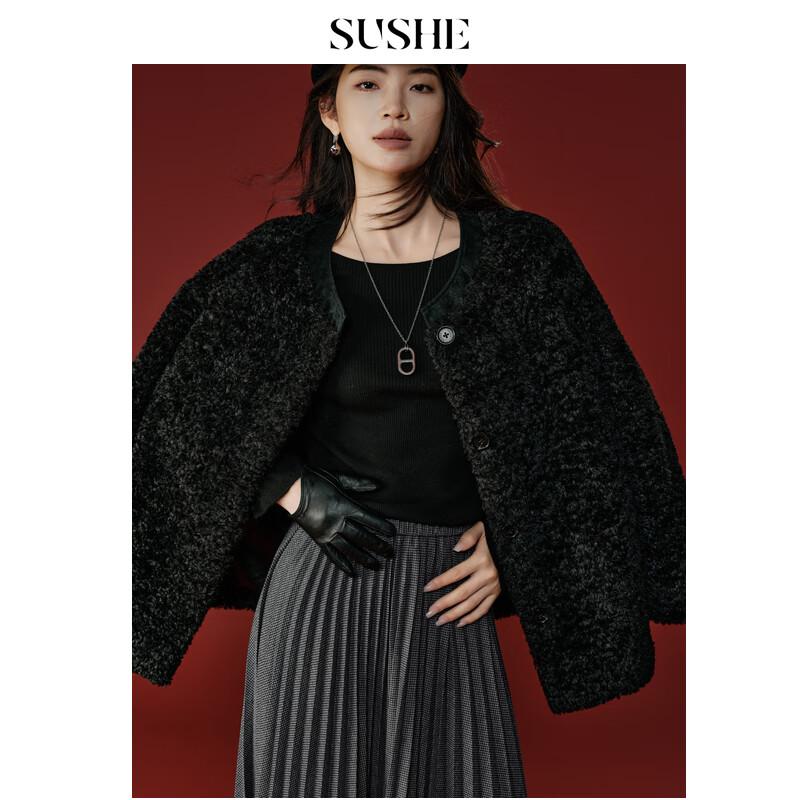 SUSHE Jinye Faux Lamb Wool Winter Coat L