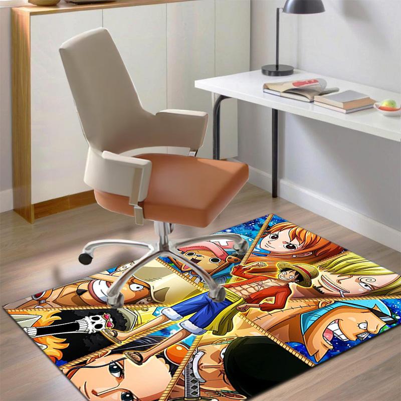 Starring the Japanese Cartoon ONE PIECE Monkey D. Luffy Carpet Is Suitable for Living Room and Bedroom Doormats Office Balcony Decorative Carpet V20