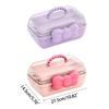 Hair Accessories Storage Box Multi Compartment Hair Accessories Container Case