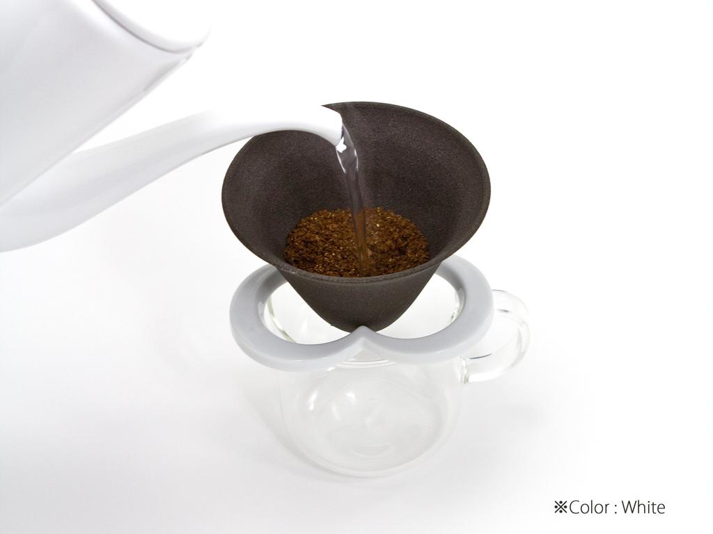 Coffee hat navy ceramic coffee filter