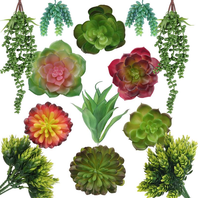 

Set0863 Имитация суккулентных растений Набор суккулентных растений, смешанных с декором для дома, торгового центра, реквизитом для стрельбы