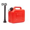 5L/10L Fuel Tank Plastic Transfer Tank with Spout And Handle Portable Fuel Storage Container for Cars Motorcycle Truck