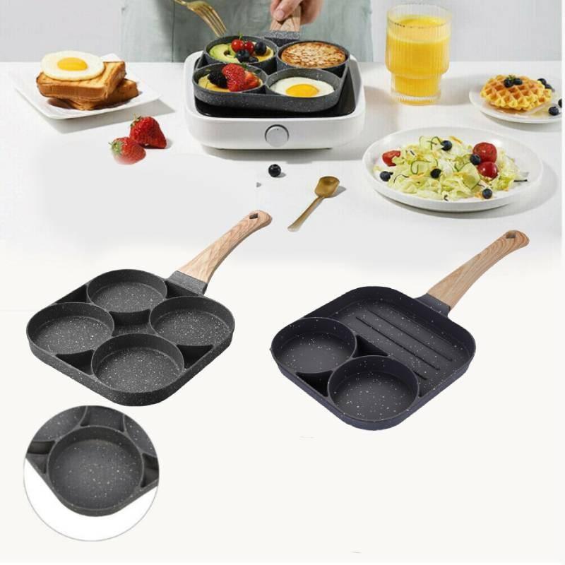 Pan Frying Multihole Omelet Pan Non Stick Egg Ham Pancake Breakfast Tool Maker