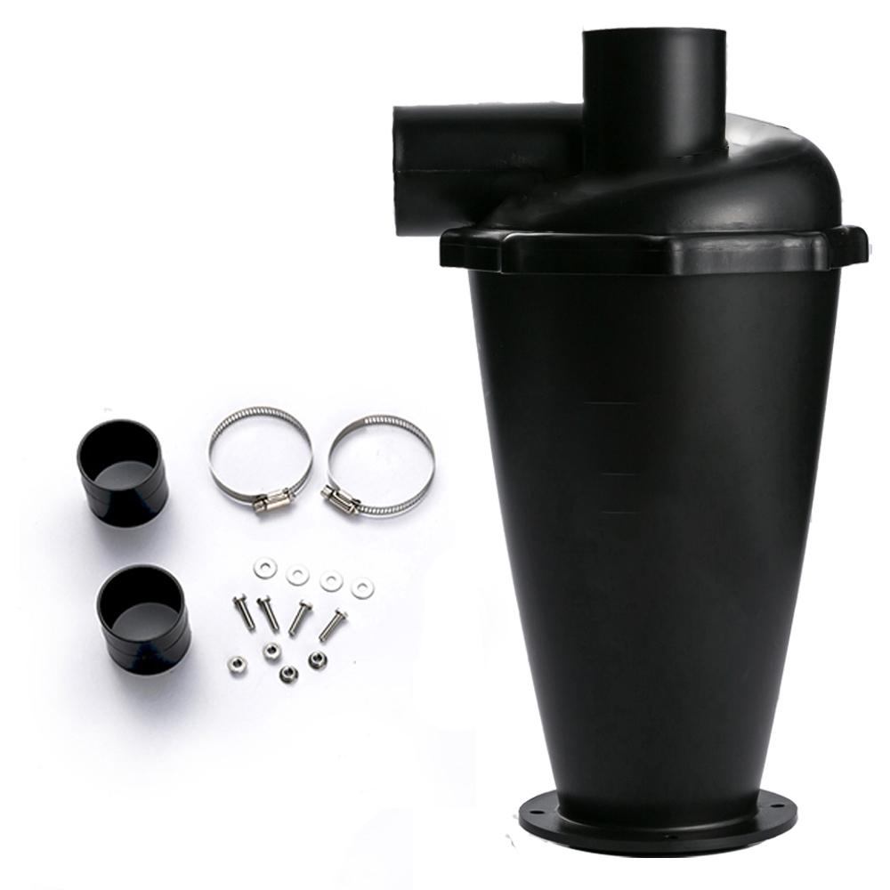 Vacuum Cleaner Turbo Woodworking Filter Cyclone Separator Industrial & Home With Flange Vacuum Filter Cyclone Dust Collector Black Cyclone