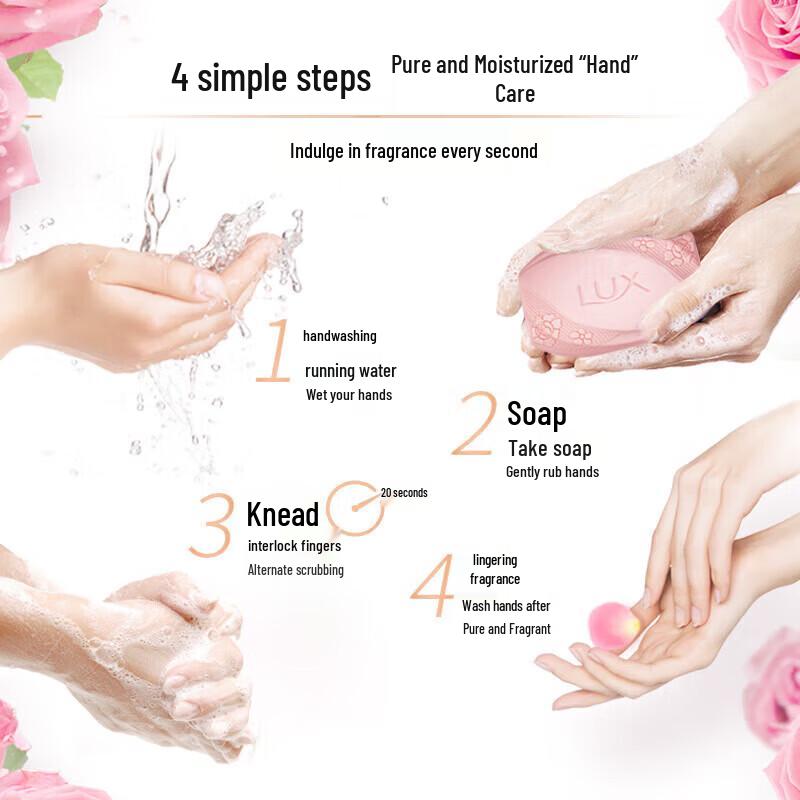 lux Dreamy Orchid Scent Shower Cream & Detox Soap Set