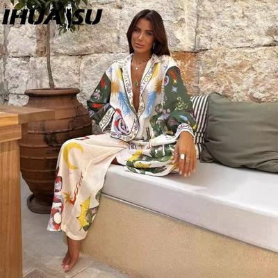 Women's Fashion Casual Long Sleeve Pants Suits