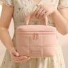 Portable Travel Soft Cosmetic Bag Women's Handheld Shower Kit Organizer Waterproof Makeup Brush Storage Pouch