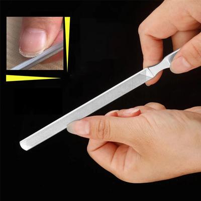 Professionelle Nagelfeile Edelstahl Polierblock Schleifen für Nagel Nagelfeile Maniküre Zubehör Entferner Gel Nagel Nagelhautwerkzeug