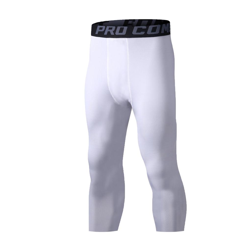 Men's Seven-Point Basketball Compression Tights - Quick-Drying Bodybuilding Pants 2025