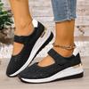 Fashion Mary Jane Cutout Breathable Sandals Casual Soft Sole Wedge New Women's Shoes 2025