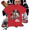 Shaun Of The Dead Film 100% Baumwolle T-Shirt Herren T-Shirts Oberteil Comic Kunst Unisex Schweres Baumwoll-T-Shirt