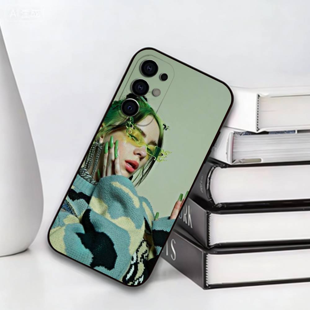 Singer Bad Guy Billie Eilish Phone Case For Samsung S25,S24,S21,S22,S23,S30,Ultra,S20,Plus,Fe,Soft Silicone Black Cover