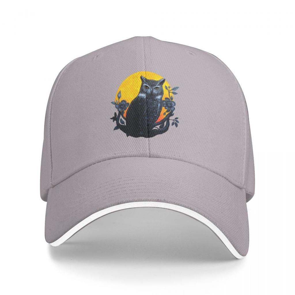 Owl Fool Moon Fairy Flowers Tshirt Woman Baseball Cap Military Man Tactical Cap Anime Hat Beach Hat Mens Hats Womens