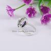 Natural Amethyst Ring, Handmade Boho Ring, 925 Sterling Silver Ring, Oval Gemstone Ring, February Birthstone Ring, Designer Ring
