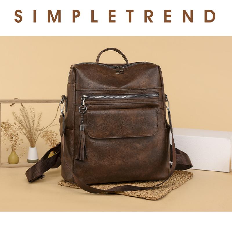 Женский рюкзак из мягкой кожи — фото 8