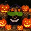 Cute Cartoon Pattern Bags Halloween Candy for Kids, Trick or Treat Handbag with Handle, Spooky Kids Witch Ghost Black Cat Pumpkin Goodie Holder Party