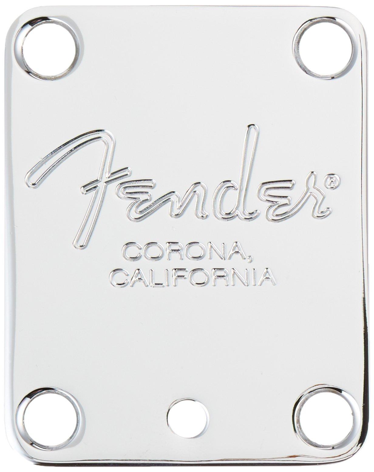

Fender Parts 4-Bolt American Series Guitar Neck Plate with Fender Corona Stamp