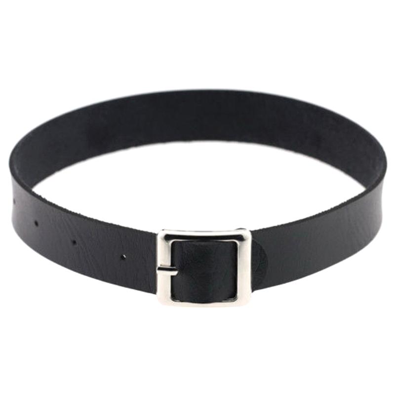 

1 Pc Black Leather Clavicle Chain Collar Vintage Thin PU Choker Necklace For Women New Goth Sensual Jewelry For Women Gift
