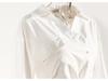 Retro Irregular Waist-Cinched Loose Shirt Dress – Niche European & American Design