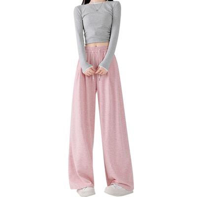 Kaschmir Weitbein Damen Neu Herbst und Winter Hohe Taille Locker Lässige Yamamoto Hose Drapierte Lässige Klebreis Strickhose