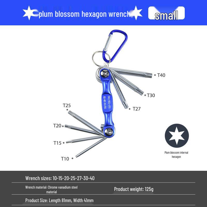 Folding Hex, Metric, and Torx Wrench & Screwdriver Set