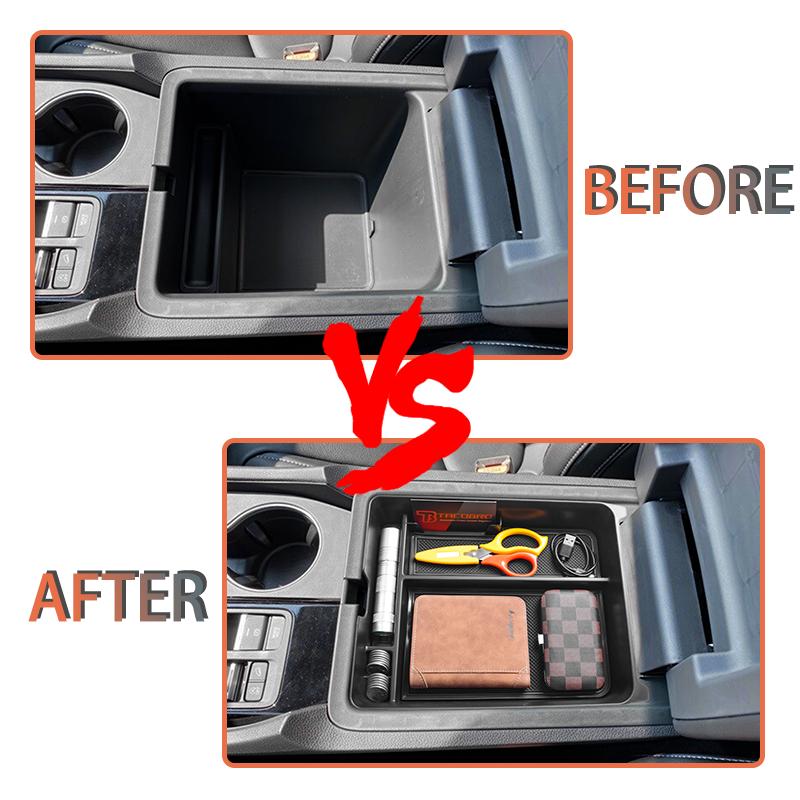 Compatible for Honda Pilot 2024  Center Console Organizer Armrest Storage Box Divider Insert Tray Accessories Glove Pallet