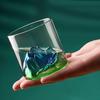 Bicchiere da Whisky Giapponese Montagna Acqua Ghiacciaio 3D Tazza Vodka Bicchiere da Vino Fuji Opera d'Arte Bottiglia Regalo Vetro Caldo Bicchieri
