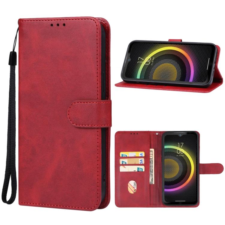 

Шкіряний чохол для телефону For Ulefone Armor 21 червоний
