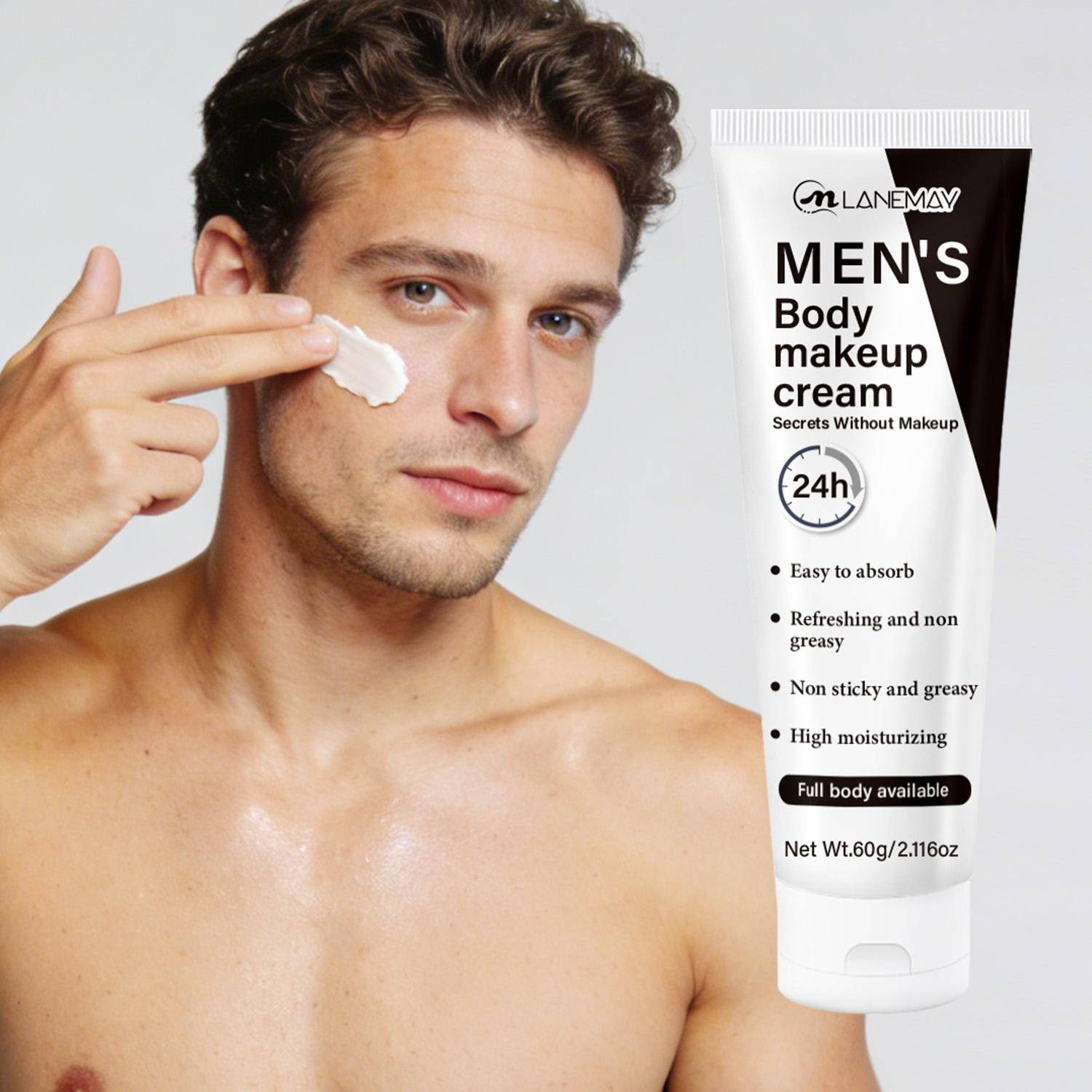 

MEN’S Body Makeup Cream-Long Lasting Moisturization-Smooth And Easy To Push Envenly-Suitable For All Skin Types, 150ml