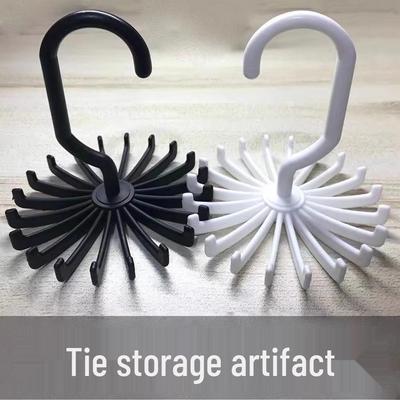 4-teiliges drehbares Krawatten- und Gürtel-Schal-Haken-Set