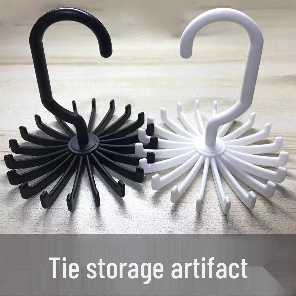 

Набор из 4 вращающихся вешалок для галстуков и крючков для ремней и шарфов