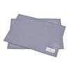 COLORFUL CANDY STYLE Placemats X Set of Solid Color and Grayish NL204700 (25cm 35cm), Water-Repellent, No-Iron, 2, Blue, Water-Repellent, Lightweight,
